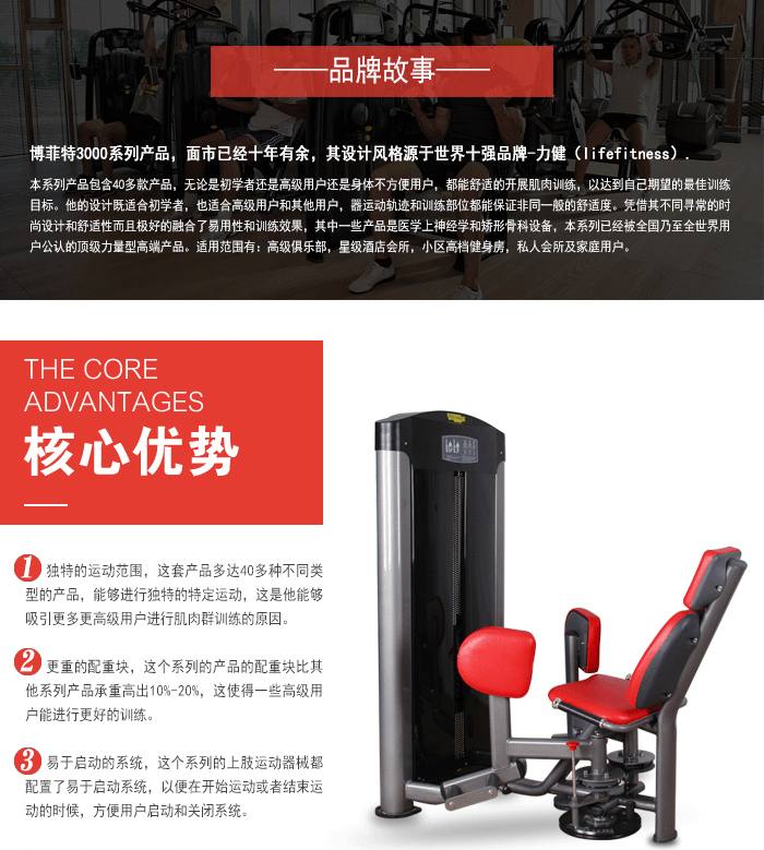 YC3012腿部内弯机 大腿内展内夹腿训练健身器材