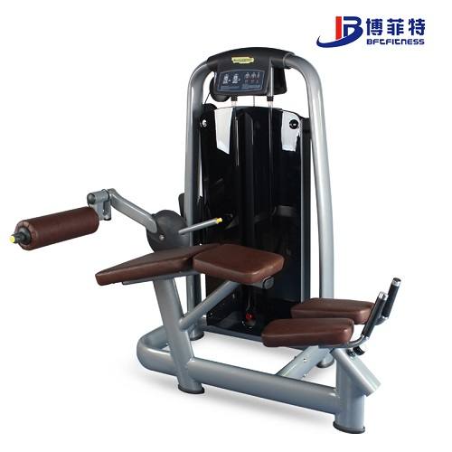 卧式屈腿训练器 俯卧腿弯举器 后屈腿部健身器材批发大图展示2