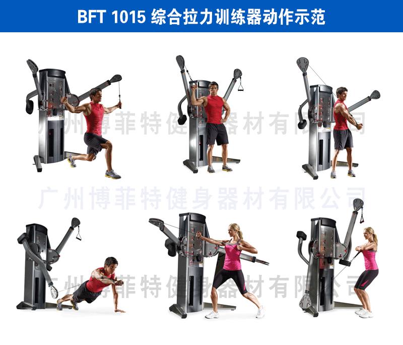 YC1015 双臂机 多功能可调式综合拉力训练器