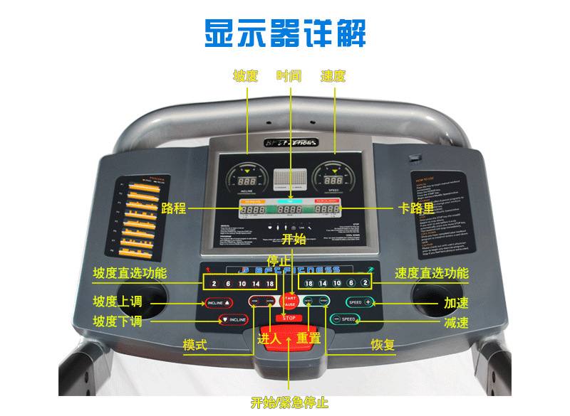 BCT07豪华商用电动跑步机 多功能跑步机供货方批发