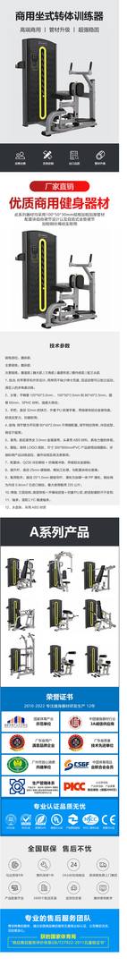 YC-A11 坐式转体训练器