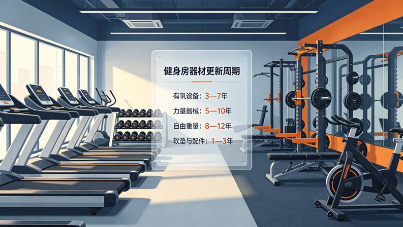 健身房器材应该多久更新一次?什么时候需要更换设备?